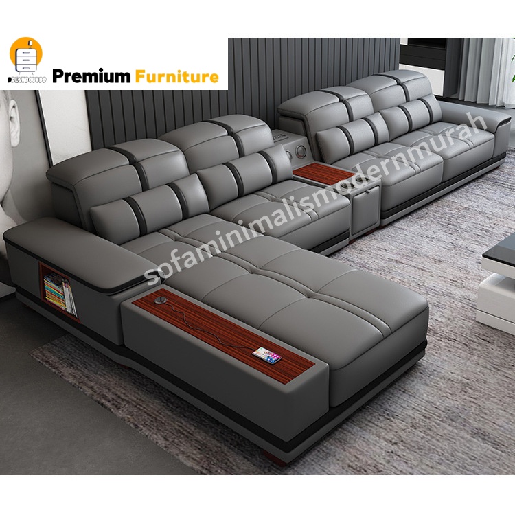 Sofa Minimalis Terbaru - Sofa L Sudut - Sofa Ruang Tamu - Sofa Kulit