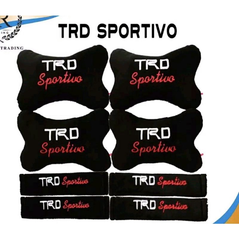 Bantal jok mobil Toyota TRD Sportivo paket 4 bantal jok full Dacron