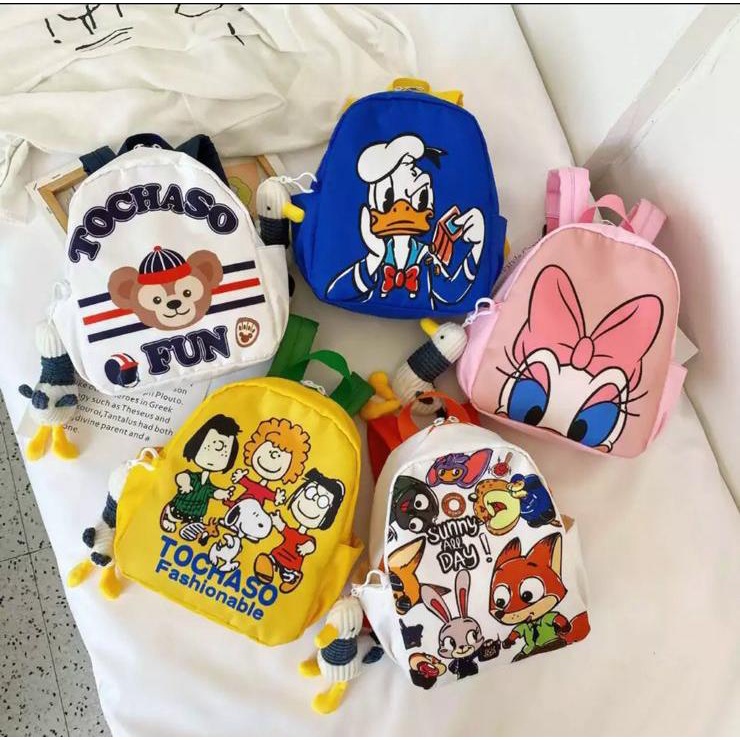 BPT Tas Anak Ransel kecil Sekolah Anak TK Tas Karakter Anak Backpack Motif Murah Import