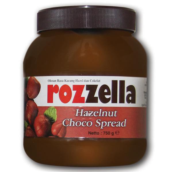 

selai rozzella hazelnut choco spread 750gr | selai | olesan | roti | kue