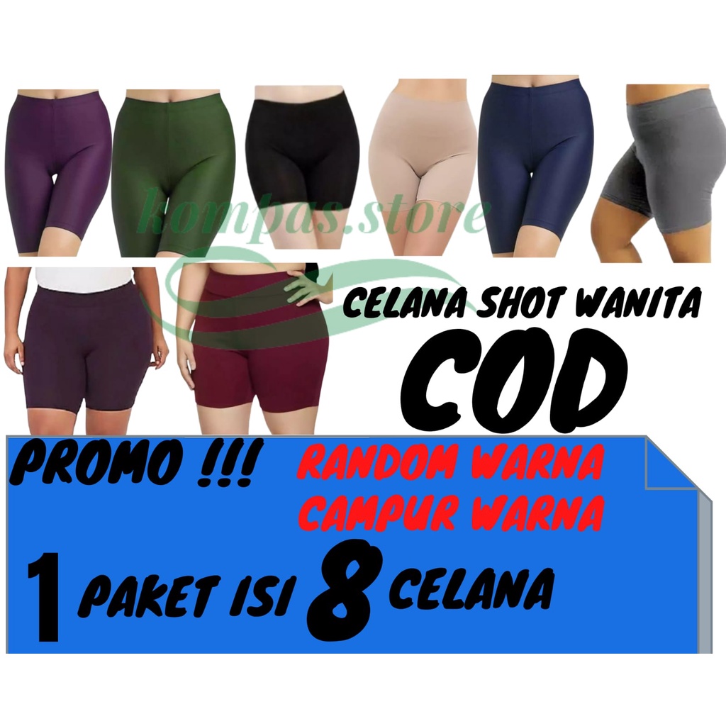 SA PROMO 1 PAKET ISI 4 SAMPAI 8 PC Shot standart//celana shot/celana daleman / celana shot short sot