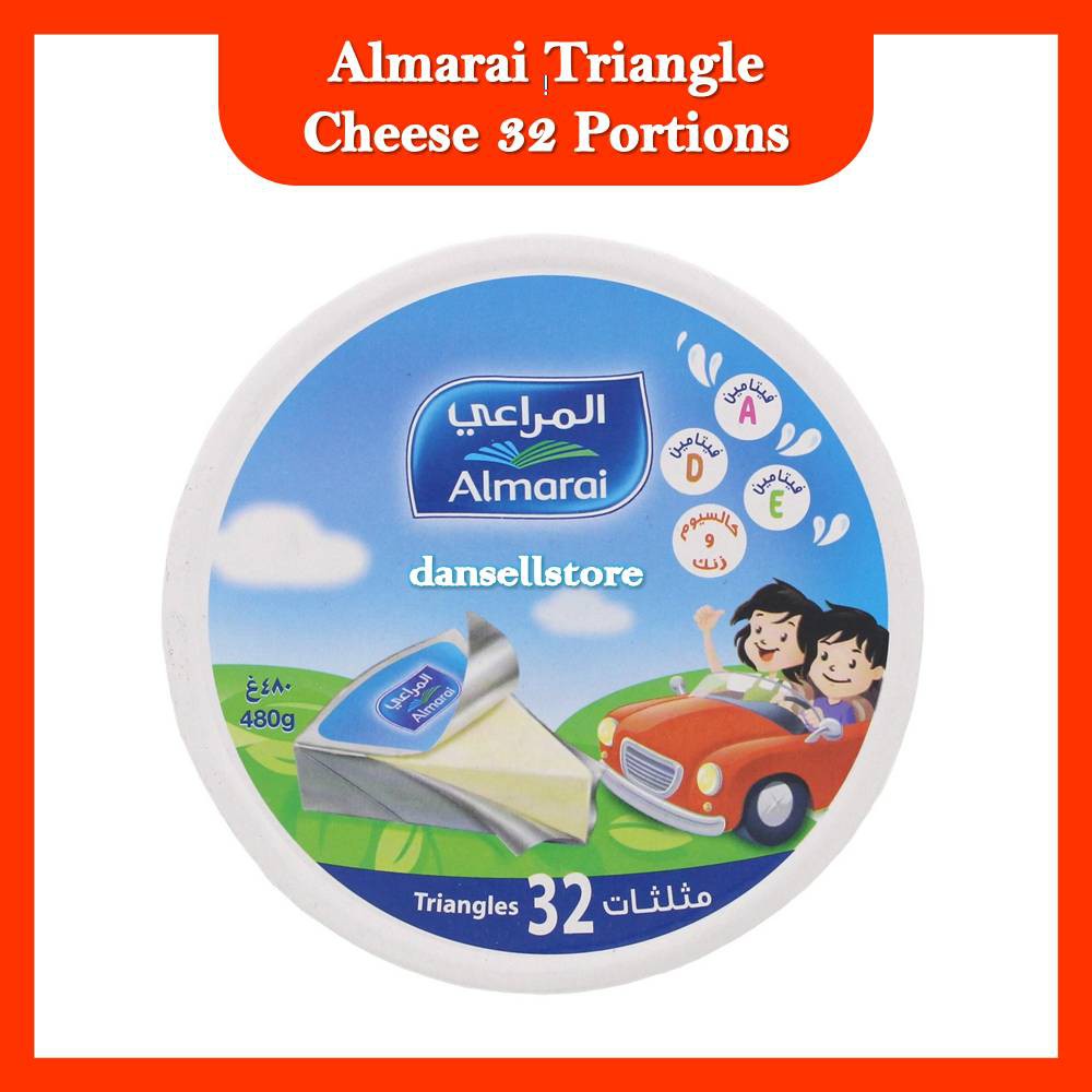 Almarai Triangle Cheese 32 Portions Keju Arab Segitiga 32 Porsi MPASI