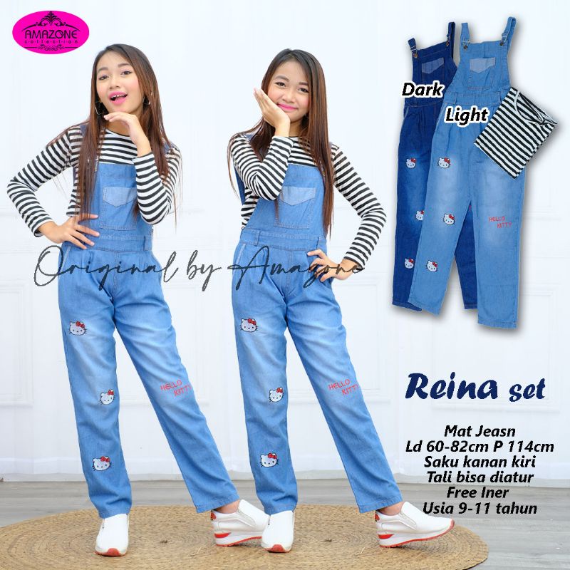Overall anak tanggung / Overall Anak Perempuan / Baju Anak perempuan
