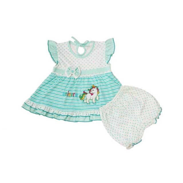 Setelan Bayi Perempuan Unicorn/Baju dan Celana Bayi/Baju Kutung Bayi/Baju Bayi Perempuan