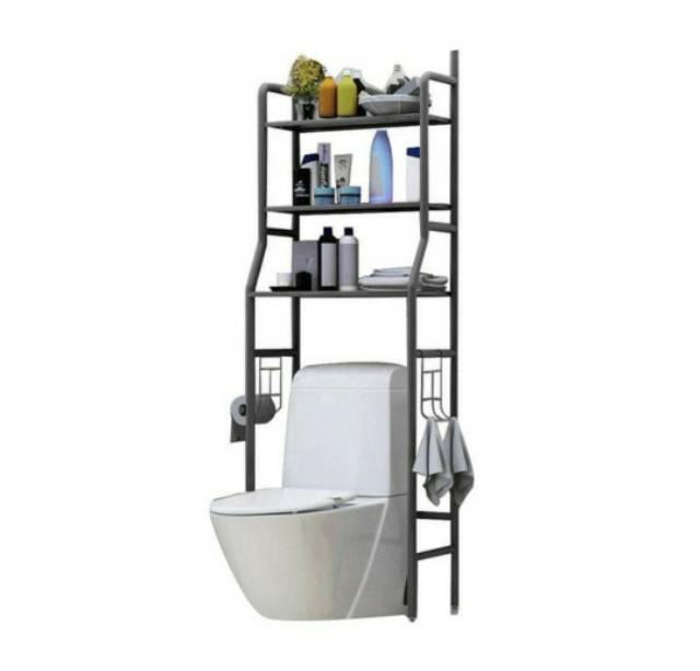 Rak 3 susun organizer/storage rack kamar mandi/dapur/dll