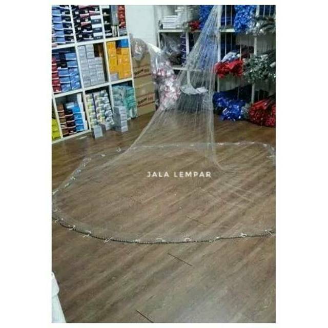 Jala lempar 3,5 Meter Jaring ikan udang Siap Pakai