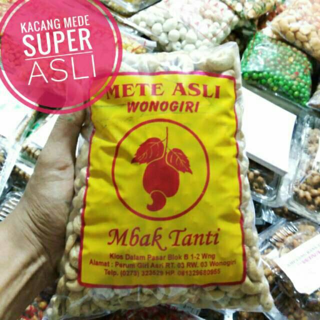 

Kacang Mede Mete Super Asli Wonogiri