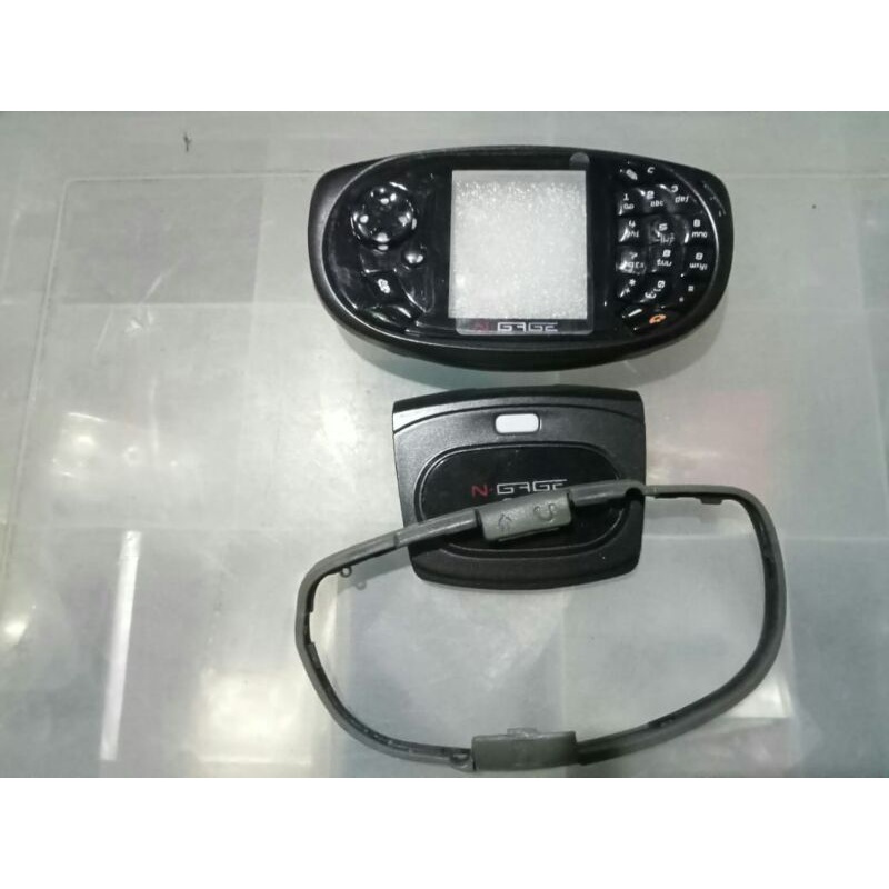 Casing nokia Ngage QD hitam dan Karet