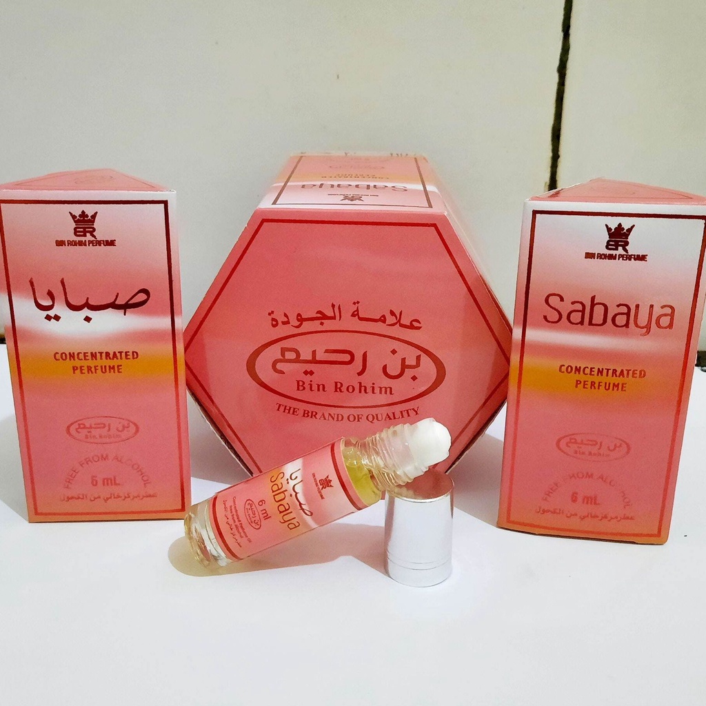 Parfum SABAYA Kemasan 6ml Minyak Wangi Roll On Non Alkohol