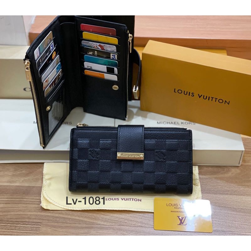 Dompet Panjang Wanita 2 Sleting Kode 108 import Free Box