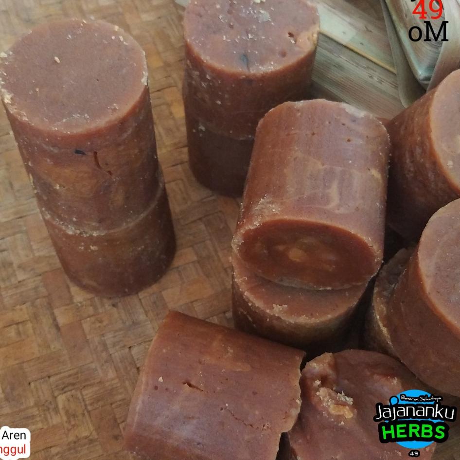 

trxD8p3O--Gula Aren 1kg Bungkus Daun 100% Asli Kawung/Nira JAMINAN UANG KEMBALI jika terbukti bukan ASLI