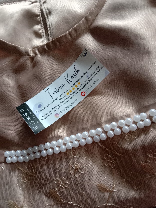 New Arrival Ready Anak | Nayaka Batik - Batik Couple Naomi Olivia Aplikasi Mutiara Free Slendang