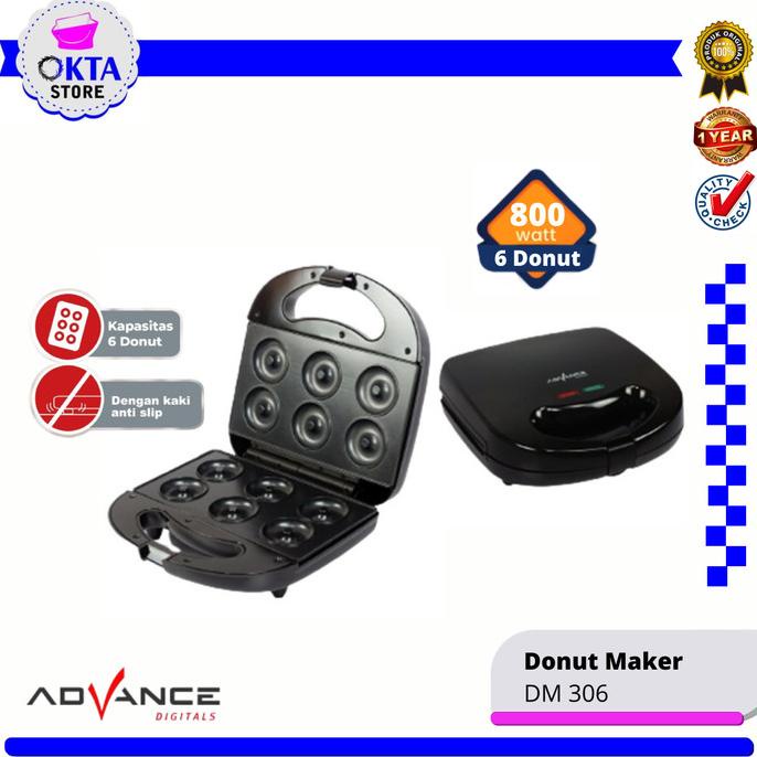 Advance Donut Maker DM-306 Alat Pembuat Cetakan Donat