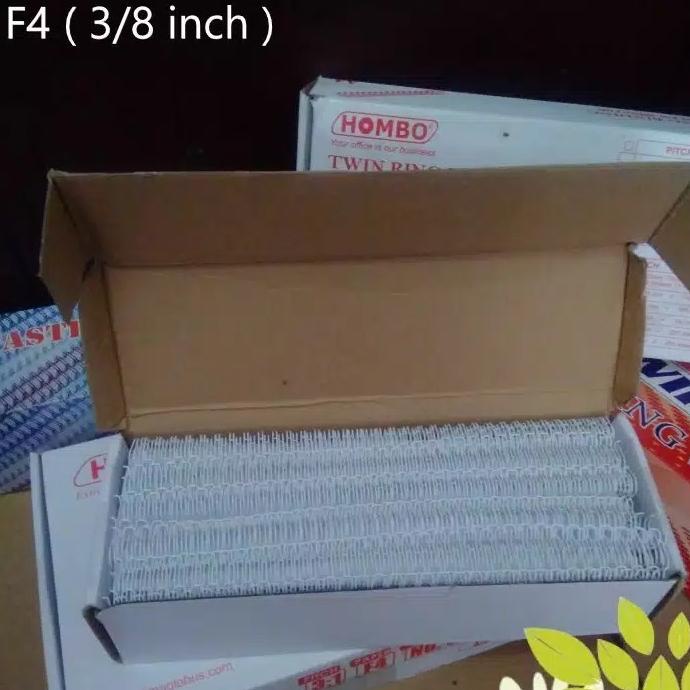 

Spiral Kawat Jilid No. 6 ( 3/8 inch ) ukuran Folio 38 Loops merk Hombo