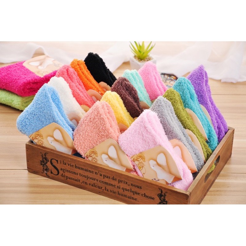 Kaos kaki wool wanita winter socks woman sarung musim dingin hangat candy wol import gunung