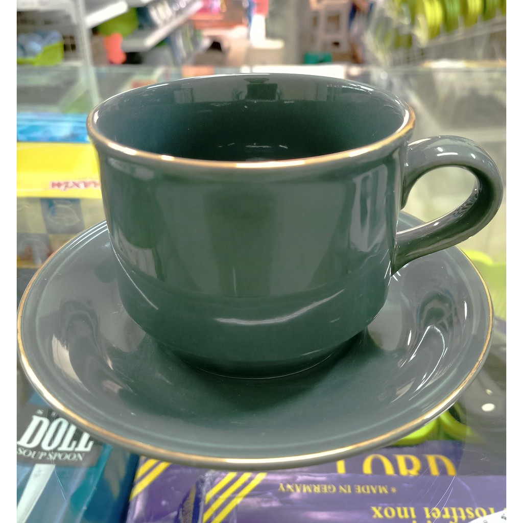 CANGKIR LEPEK GREY (SANGO) / CANGKIR SANGO / CANGKIR KRAMIK DENGAN LEPEK