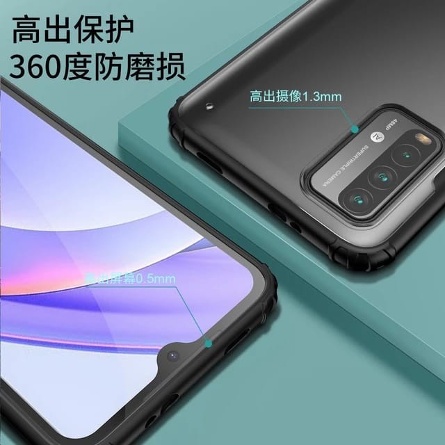 XIAOMI REDMI 9T SOFT CASE FROSTED PREMIUM TRITONE SERIES ORIGINAL