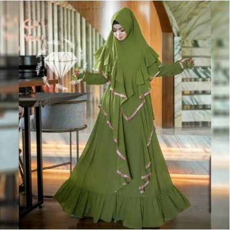 [TERBARU] MITHA DRESS GAMIS SYAR'I / FASHION WANITA / HOME DRESS / BUSANA MUSLIMAH / FASHION MUSLIM