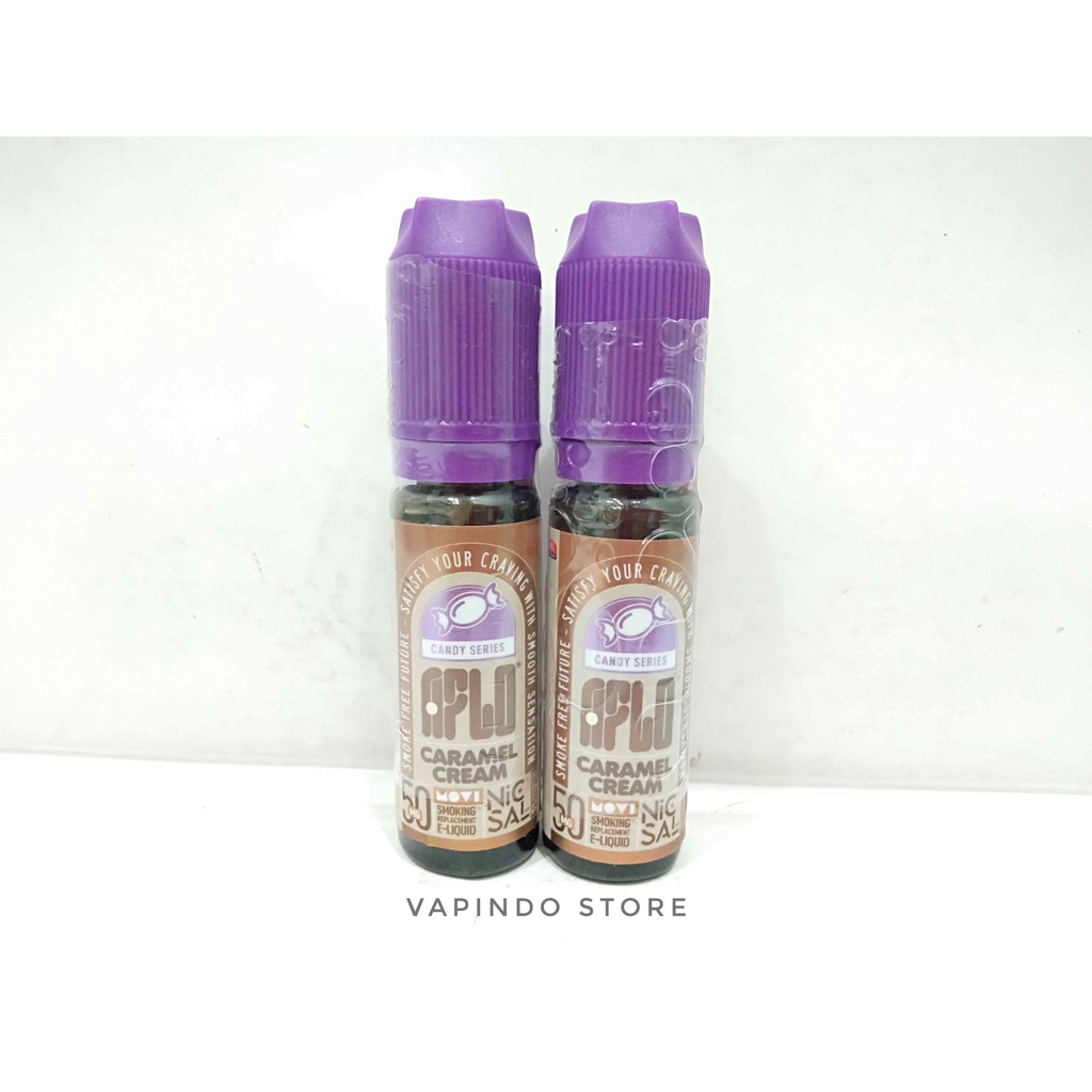 NIC 50MG NICSAL99+ AFLO CARAMEL CREAM 15ML SALTNIC BY MOVI