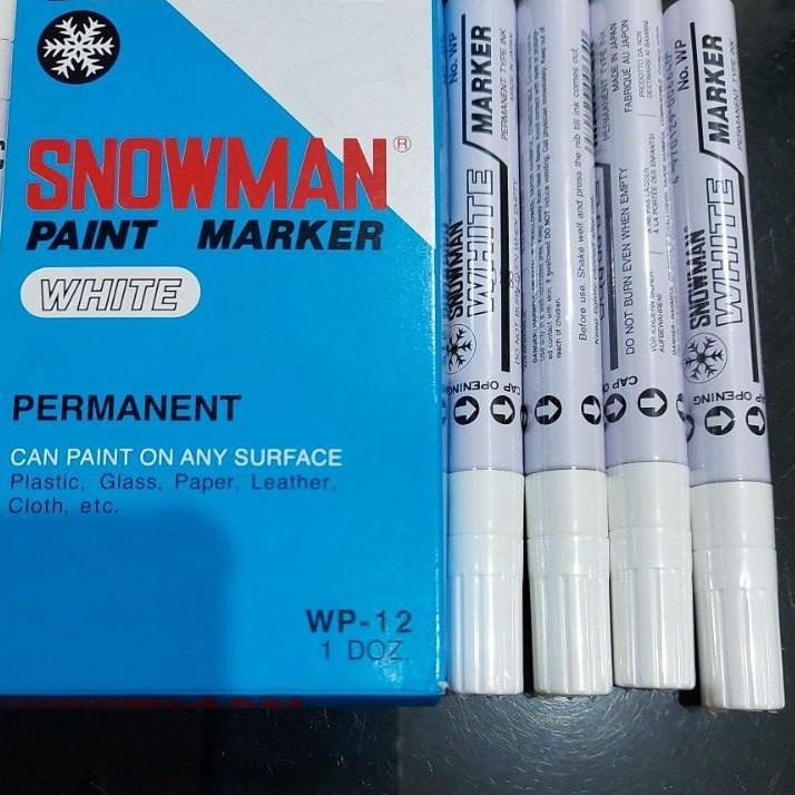 

Miliki spidol snowman paint marker wp-12 tertera 3 pcs !!
