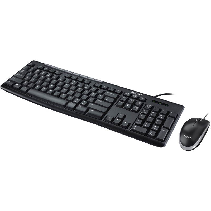 Wired Keyboard Mouse Logitech MK200 USB - Orginal Garansi Resmi