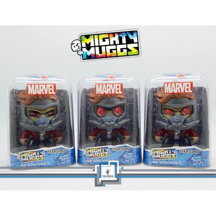 MIGHTY MUGGS - STARLORD/ Bisa ganti wajah / No Funko POP GOTG