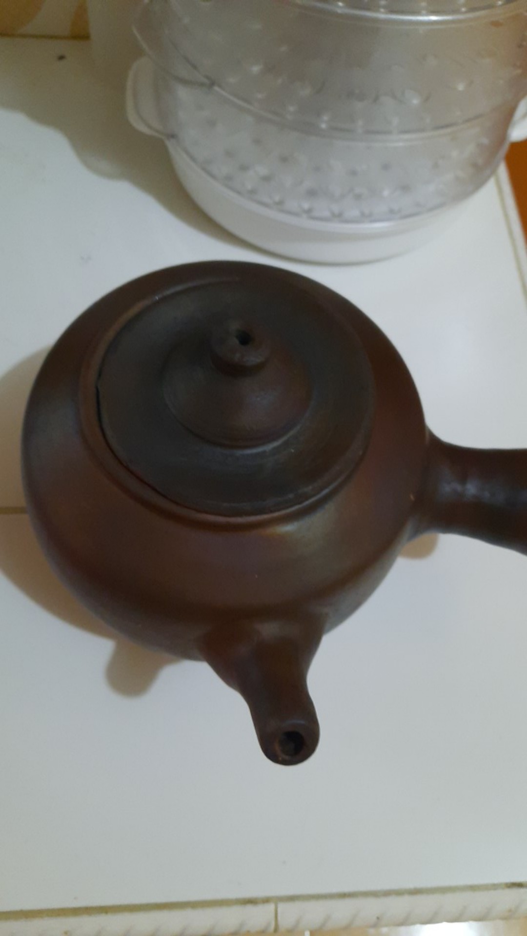 Teko Jamu Besar Panci Jamu Gerabah Tanah Liat