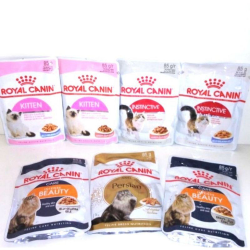 Royal Canin Pouch Kitten Instinctive 85 gr Wet Cat Food Gravy &amp; Jelly Rc Makanan Basah Kucing