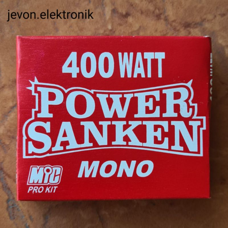 400 Watt Power Sanken Mono Mic Pro Kit