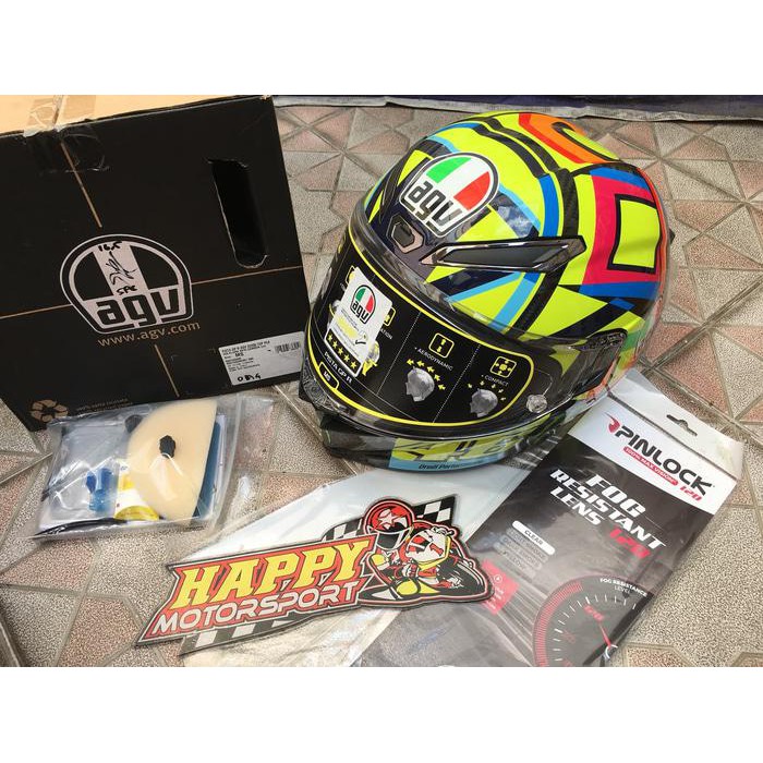 HELM FULLFACE AGV PISTA GPR ORIGINAL ITALY ROSSI SOLENUNA 2016 SIZE MS