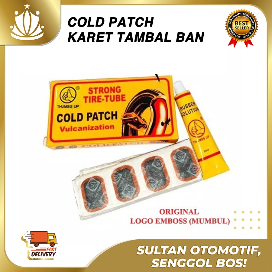 TIP TOP Thumbs Up Tambal Ban Dalam Cold Patch Ban Sepeda