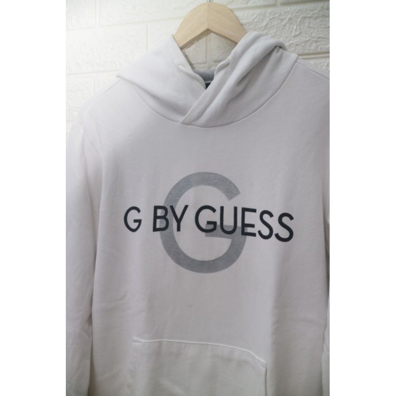 G BY GUESS HOODIE BIG LOGO - SIZE L (ORIGINAL SECOND)