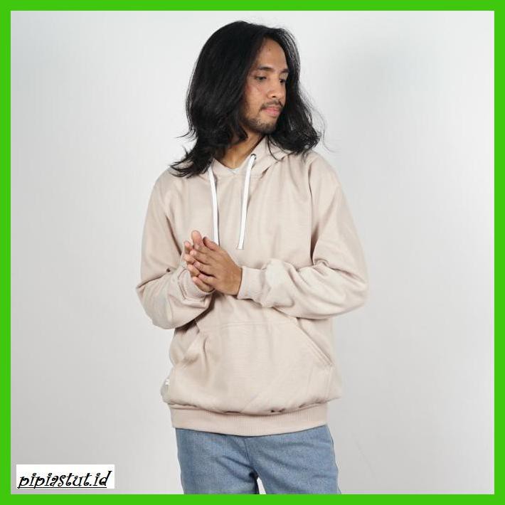 airpretaews- daily outfits jaket hoodie jumper sweater polos khaki cream unisex - s -original.