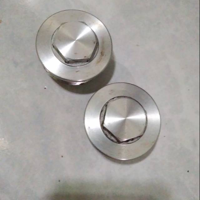 Baut tutup shock skok depan usd Kawasaki KLX 150 bf D-Tracker new