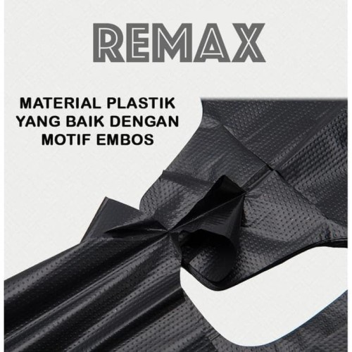 Remax Kantong Sampah HITAM Ukuran Besar - Best Quality Trash Bag