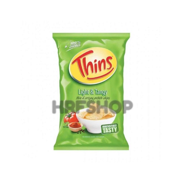 

THINS Light & Tangy Flavour Chips 175gr | Cemilan instan - Keripik