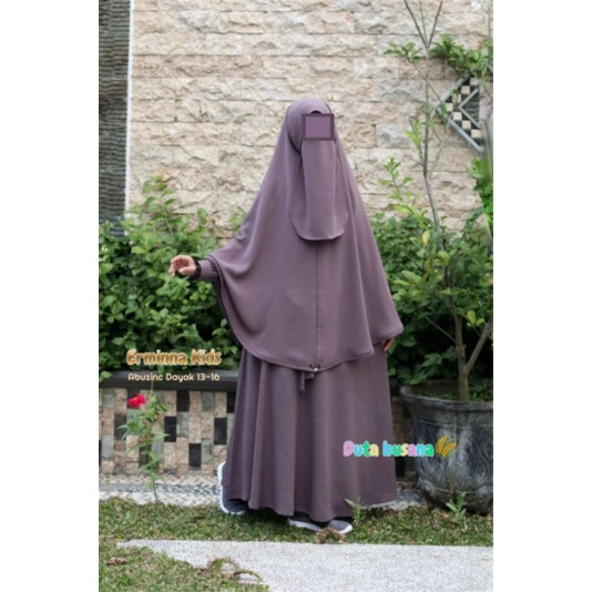 Gamis Set Syar'i Kids Erminna by Duta Busana | Gamis Set Erminna Kids | Gamis Couple Erminna