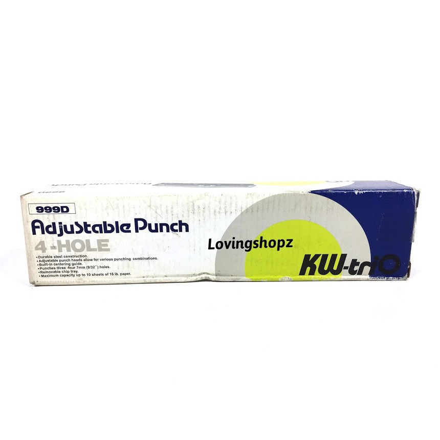 

Pembolong Kertas 4 Lubang Adjustable Punch 4 Hole