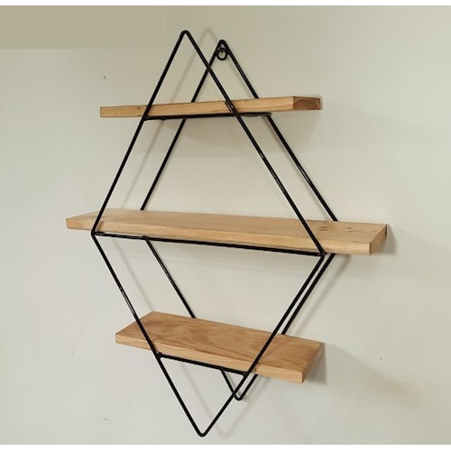 Rak Dinding Besi Hiasan Dinding Minimalis Dekorasi DindinG