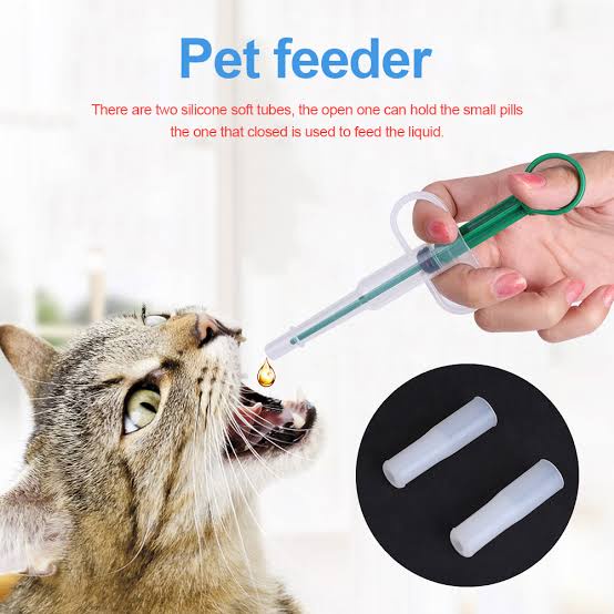 FEEDING KIT - Pelontar Pil Alat Bantu Minum Obat Susu Anjing Kucing Kelinci