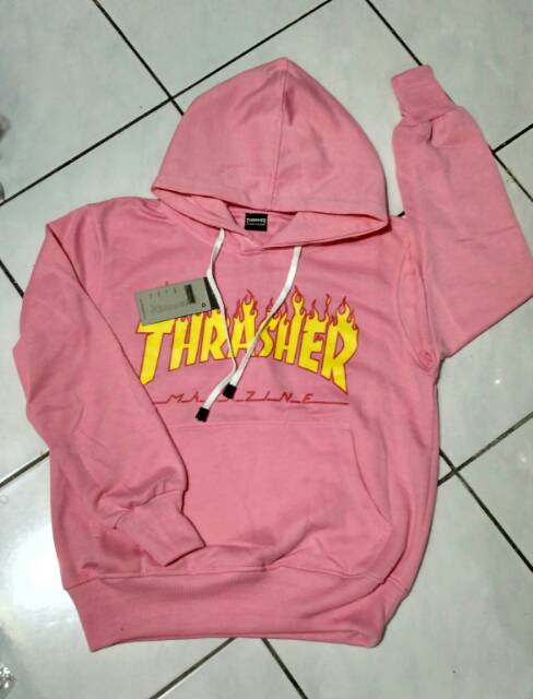 jaket anak thrasher flame