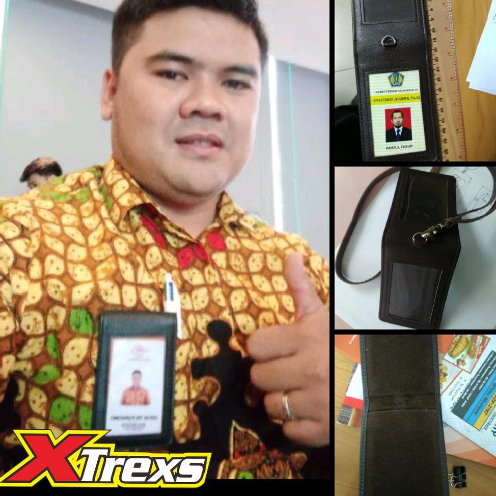 

id card kulit asli ll name tag kulit asli ll dompet card ll dompet card dan tali kulit pria wanita