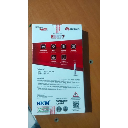 MIFI Wireless Router 4G LTE Huawei E5577 Bundling Telkomsel 14gb 2 Bulan