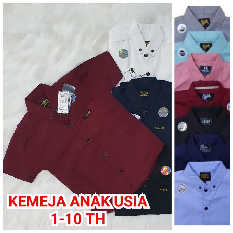 KEMEJA ANAK LAKI LAKI / BAJU ANAK /BAJU KEMEJA ANAK LAKI-LAKI / baju kemeja polos  murah