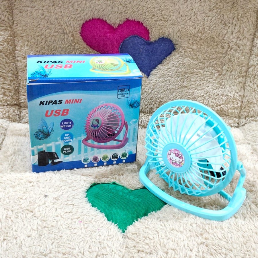 [PROMO]KIPAS ANGIN MINI/KIPAS ANGIN USB KARAKTER/USB MINI FAN/KIPAS PLASTIK