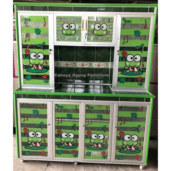 Rak piring 4 pintu keramik karakter kartun THB SUPER