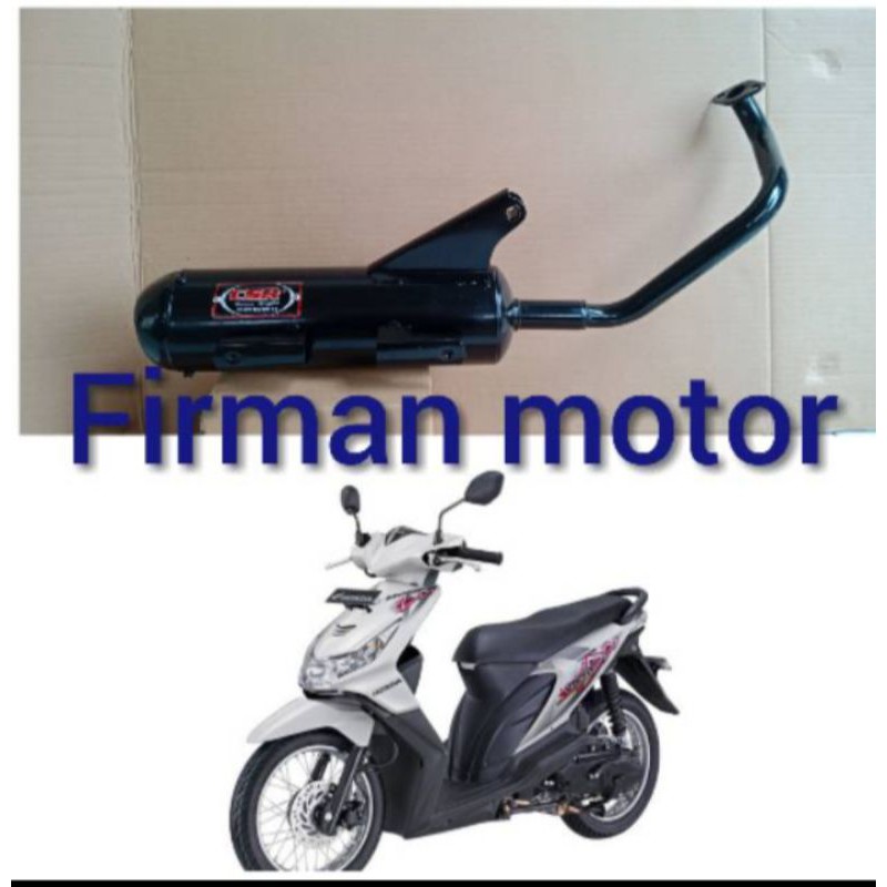 knalpot beat karbu merk csr