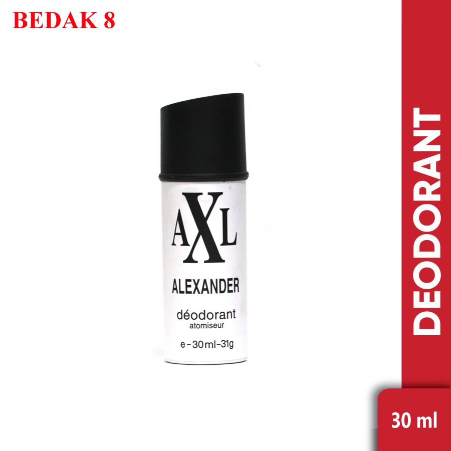 AXL Alexander Deodorant Spray White 30 ml/ Parfum AXL Alexander Putih