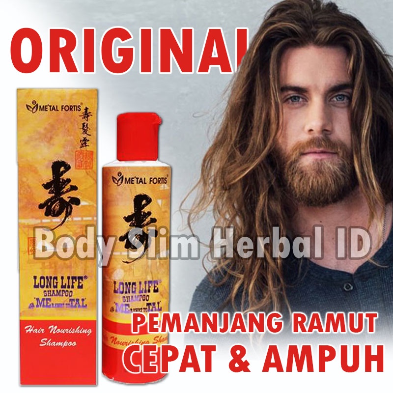 [ ORIGINAL ] Shampo Metal Pemanjang Rambut Cepat Shampoo Metal Fortis Hair Living Shampoo Sampo Meta