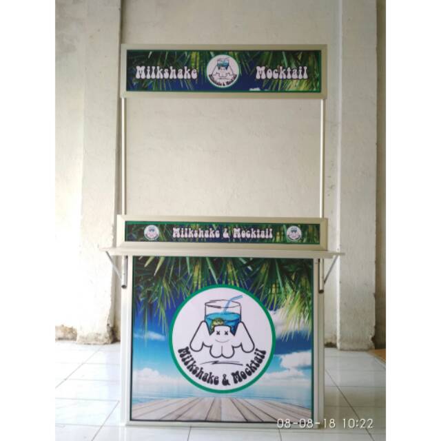 Gerobak Lipat Alumunium / Booth Portable